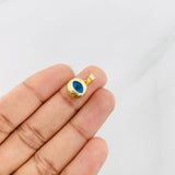 Dije Ojo Turco 1.2g / 3/4 in Oro Amarillo 18K