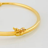 Pulso Aro Hoja 5.45g / 7 3/4 in / 3mm Oro Amarillo 18K