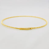 Pulso Aro Diamantado 2.05g / 7 in / 1.4mm Oro Amarillo 18K