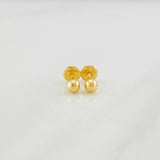Topos Bola Lisa 0.5g / in / 5mm Oro Amarillo 18K