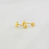 Topos Bola Lisa 0.5g / in / 5mm Oro Amarillo 18K