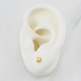 Topos Bola Lisa 0.5g / in / 5mm Oro Amarillo 18K