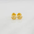 Stud Earrings GC 0.5g / in / 4.7mm Yellow Gold 18K