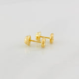 Stud Earrings GC 0.5g / in / 4.7mm Yellow Gold 18K
