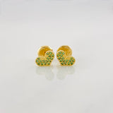 Heart Stud Earrings 0.7g / in / 4.7mm 18K Yellow Gold
