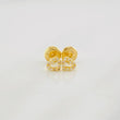 Heart Silhouette Stud Earrings 0.55g / in / 4.5mm 18K Yellow Gold