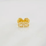 Heart Silhouette Stud Earrings 0.55g / in / 4.5mm 18K Yellow Gold