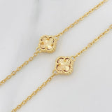 Cadena Aro Seguido Trebol 5.75g / 20 3/4 in / 8.1mm Oro Amarillo 18K
