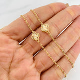 Cadena Aro Seguido Trebol 5.75g / 20 3/4 in / 8.1mm Oro Amarillo 18K