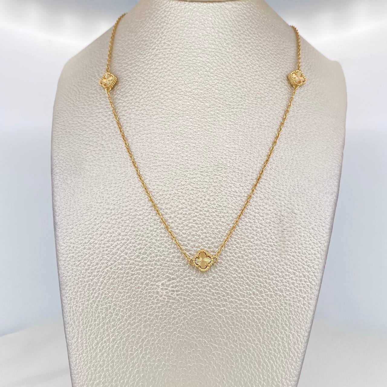 Cadena Aro Seguido Trebol 5.75g / 20 3/4 in / 8.1mm Oro Amarillo 18K