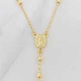Rosario Virgen Milagrosa Cruz 6.5g / 50cm / 3mm Oro Amarillo 18K %