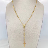 Rosario Virgen Milagrosa 6.15g / 22 in / 3mm Oro Amarillo 18K