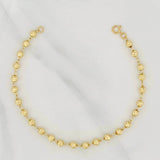 Pulso Militar 3.1g / 7 1/2 in / 4mm Oro Amarillo 18K