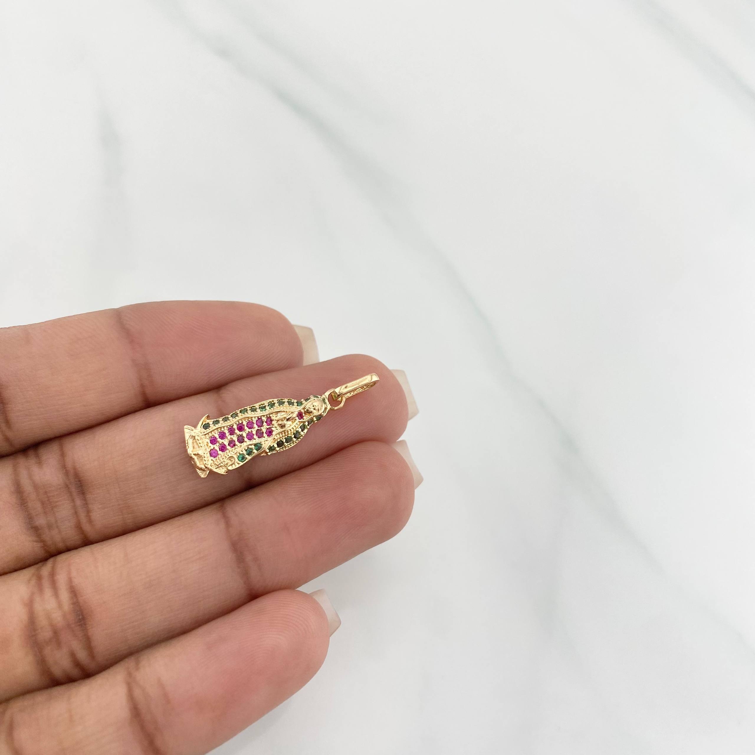 Dije Virgen de Guadalupe 1.65g / 3/4 in Oro Amarillo 18K