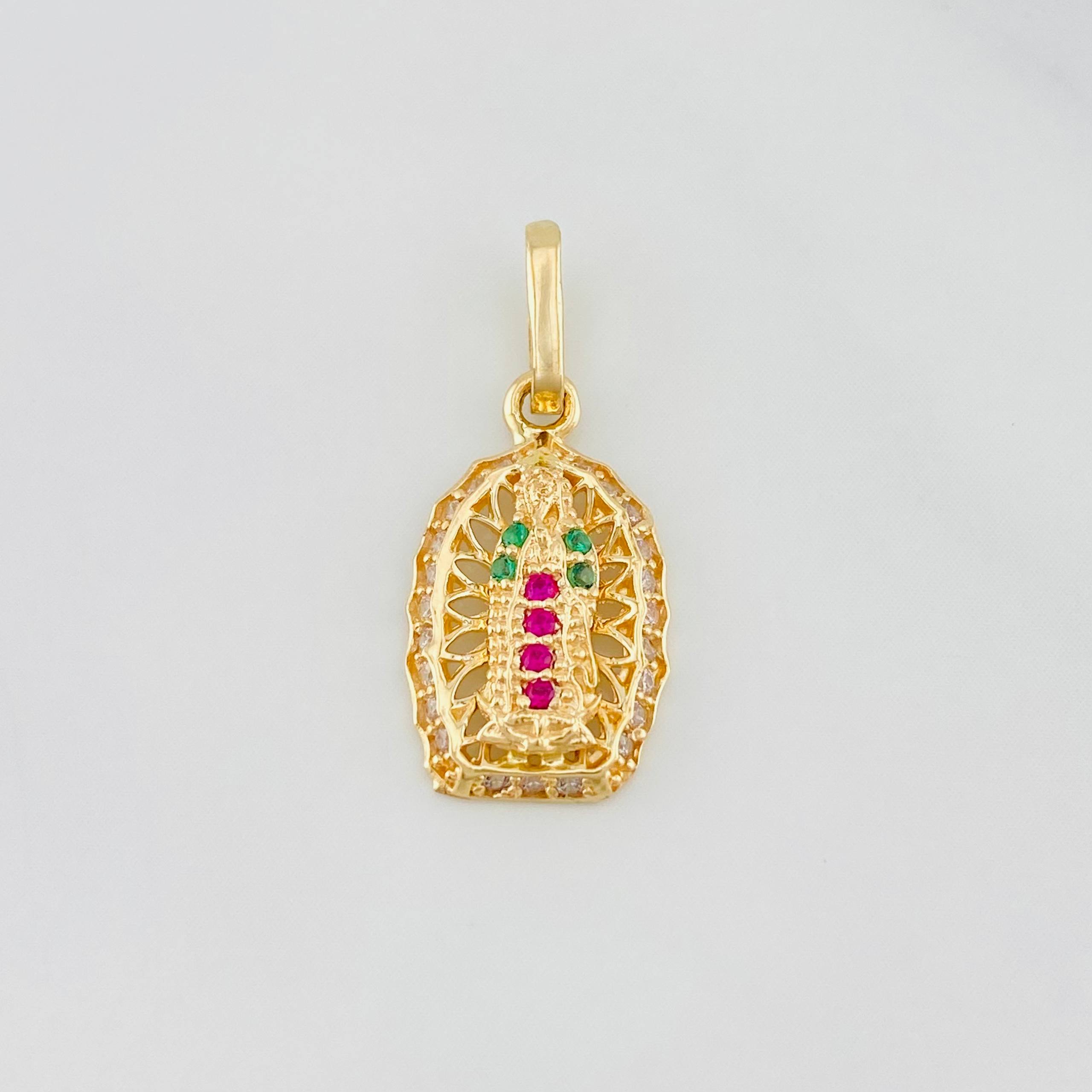 Dije Virgen de Guadalupe 1.2g / 3/4 in Oro Amarillo 18K