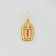 Dije Virgen de Guadalupe 1.3g / 3/4 in Oro Amarillo 18K
