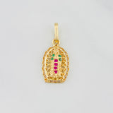 Dije Virgen de Guadalupe 1.3g / 3/4 in Oro Amarillo 18K