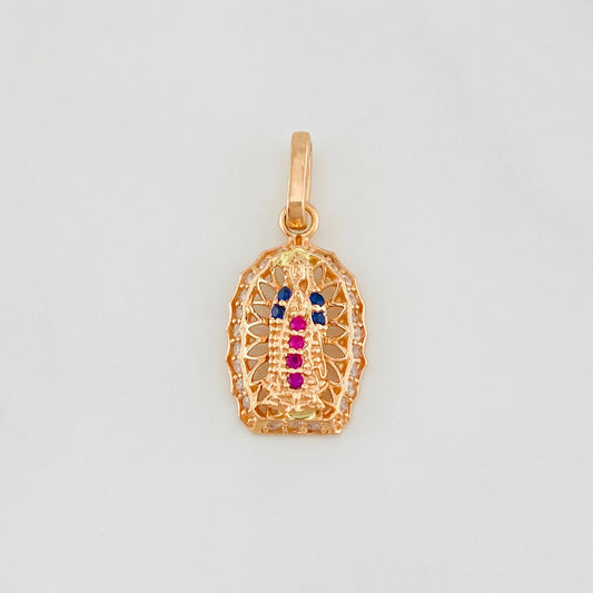 Dije Virgen de Guadalupe 1.45g / 3/4 in Oro Rosa 18K