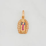 Dije Virgen de Guadalupe 1.45g / 3/4 in Oro Rosa 18K