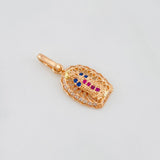 Dije Virgen de Guadalupe 1.45g / 3/4 in Oro Rosa 18K