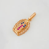 Dije Virgen de Guadalupe 1.45g / 3/4 in Oro Rosa 18K