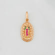 Dije Virgen de Guadalupe 1.45g / 3/4 in Oro Rosa 18K