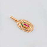 Dije Virgen de Guadalupe 1.45g / 3/4 in Oro Rosa 18K