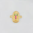 Herraje Virgen de Guadalupe 1.3g / 1/2 in Oro Rosa 18K
