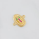 Herraje Virgen de Guadalupe 1.3g / 1/2 in Oro Rosa 18K