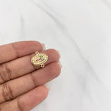 Herraje Virgen de Guadalupe 1.3g / 1/2 in Oro Rosa 18K