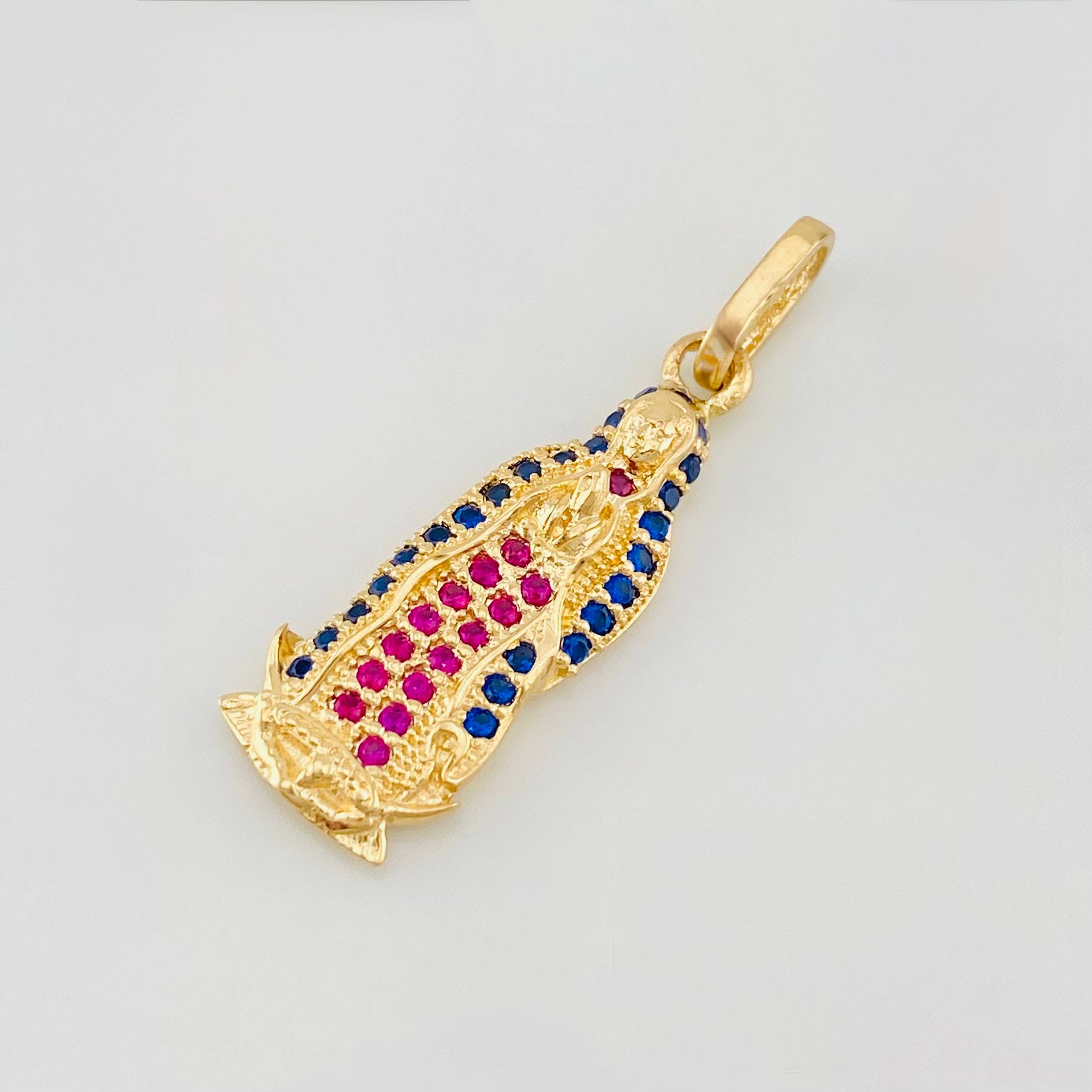 Dije Virgen de Guadalupe 1.8g / 3/4 in Oro Amarillo 18K
