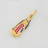Dije Virgen de Guadalupe 1.8g / 3/4 in Oro Amarillo 18K