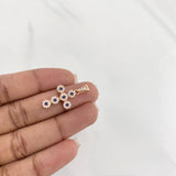 Dije Cruz Tupida 1.95g / 3/4 in Oro Rosa 18K