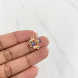 Charm Duck Money Bag 1.6g / 1/2 in Three Golds 18K