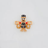 Charm Duck Money Bag 1.65g / 1/2 in Three Golds 18K