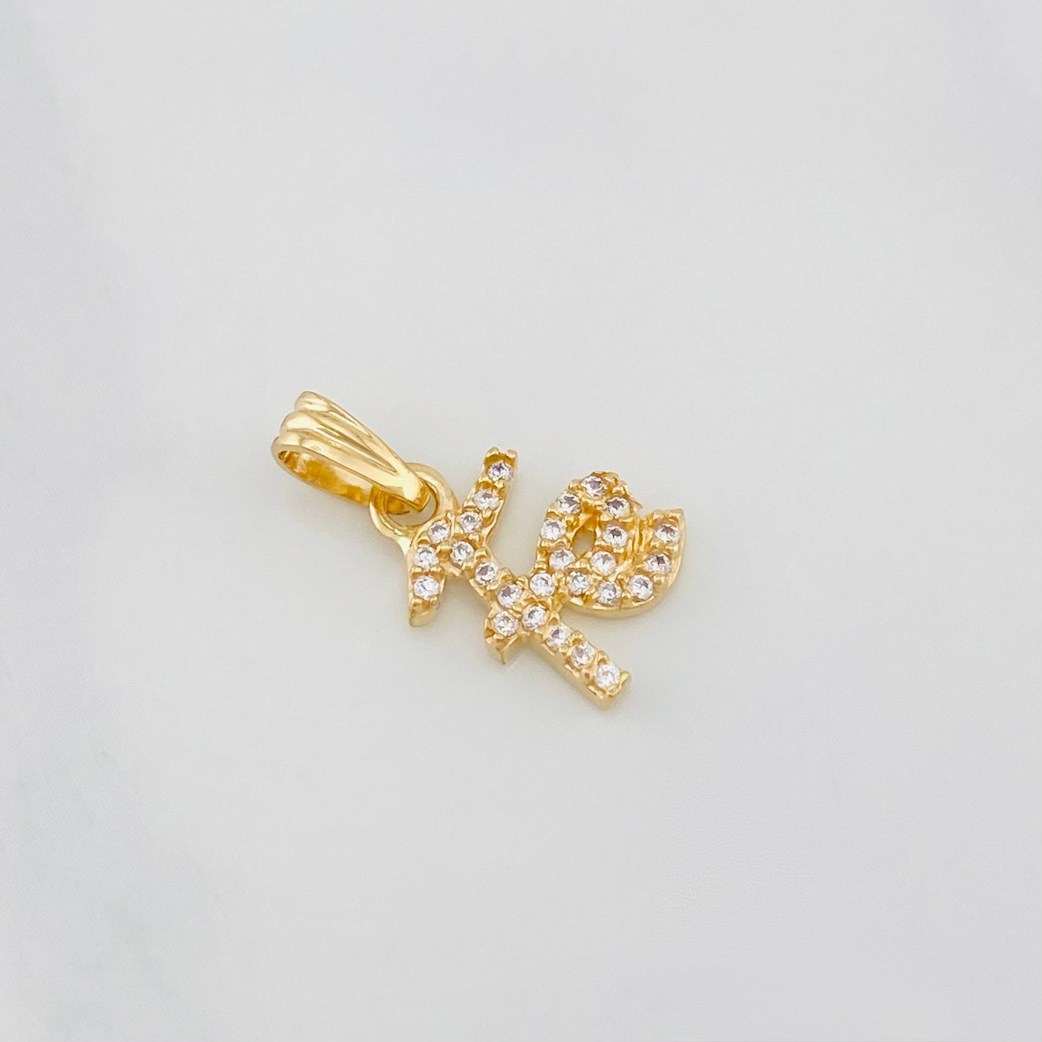 Pendant Faith 1.1g / 1/2 in Yellow Gold 18K