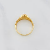 Anillo Corona Corazon 2.75g / T6 1/4 Oro Amarillo 18K