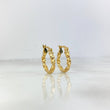 Hoop Earrings Pupi 2.7gr / 2cm / 18K Yellow Gold