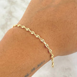 Bracelet GC 2.95gr / 8.3in / 18K Gold ©