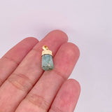 Rough Emerald Pendant 1.55g / 3/4 in Yellow Gold 18K