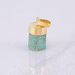 Rough Emerald Pendant 1.55g / 3/4 in Yellow Gold 18K