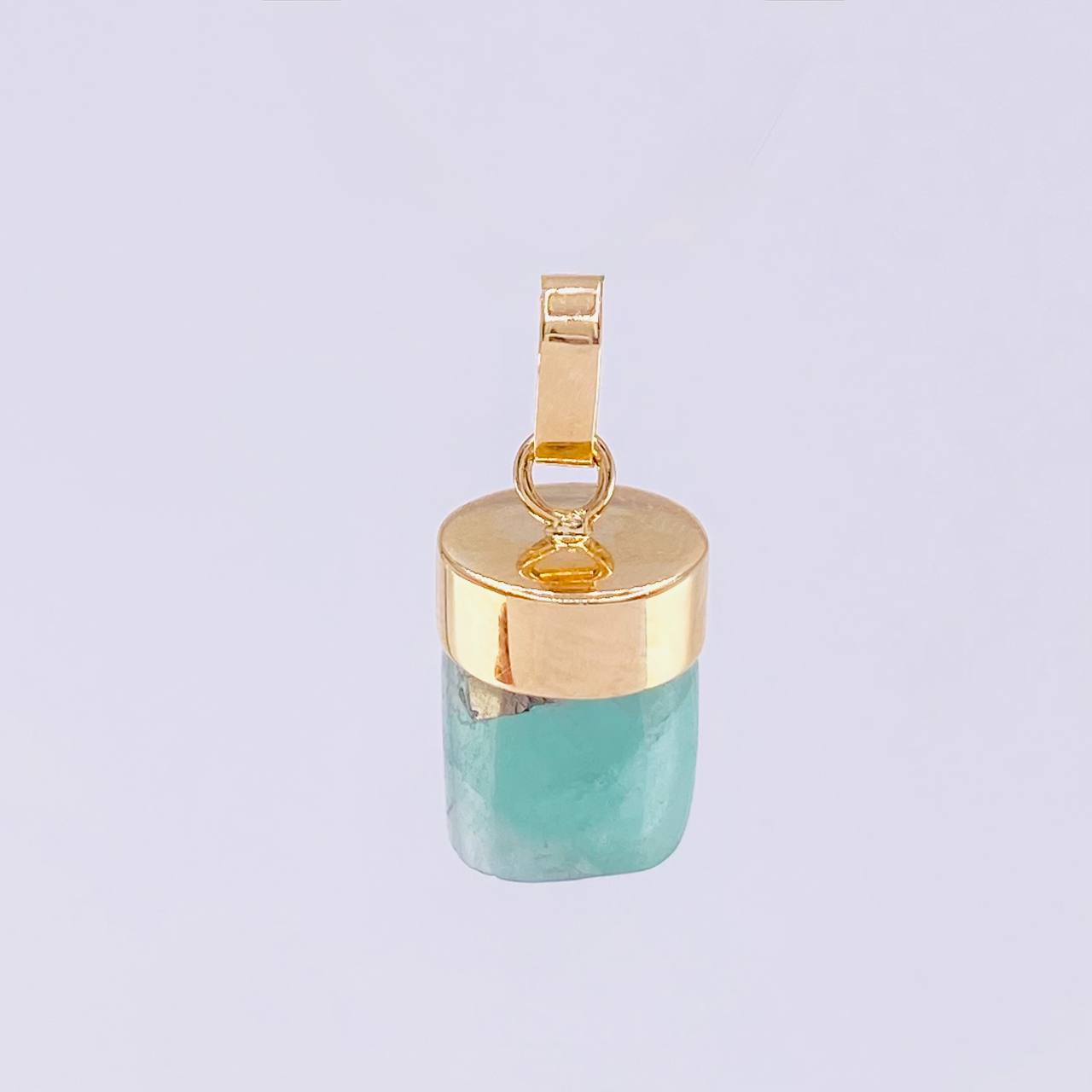 Dije Morralla Esmeralda 1.65g / 3/4 in Oro Amarillo 18K
