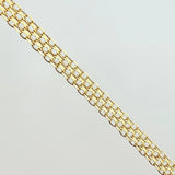 Bismark Chain 5.6gr / 23 1/2 in / 3.5mm Yellow Gold +1 18K *