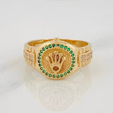 Crown Strap Ring 4.95g / T10 1/4 Yellow Gold 18K