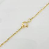 Rosario Cruz 4g / 16 in / 4mm Tres Oros 18K