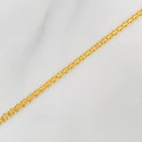 Bracelet China 1.45g / 7 1/2 in / 2.33mm Yellow Gold 18K