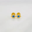 Stud Earrings Eye 0.65g / in / 6.16mm Yellow Gold 18K
