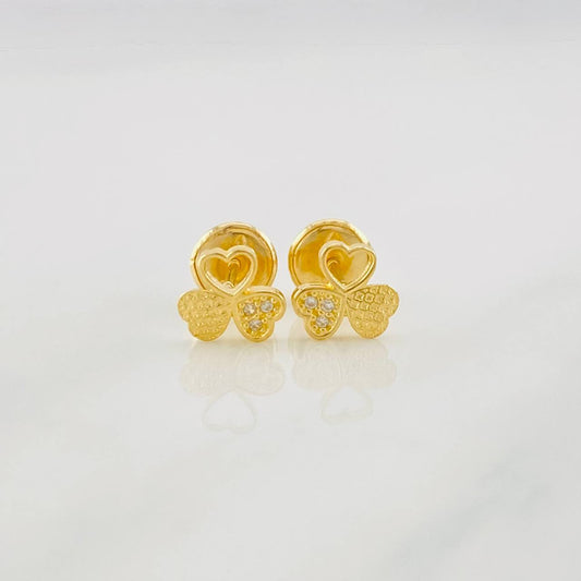 Topos Trebol 0.8g / in / 6mm Oro Amarillo 18K