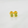 Stud Earrings Bear Ts 0.65g / in / 5mm Yellow Gold 18K