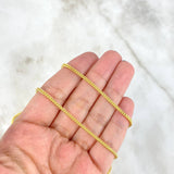 Cadena Franco 8.9gr / 23 1/2 in / 2.12mm Oro Amarillo +3 18K !
